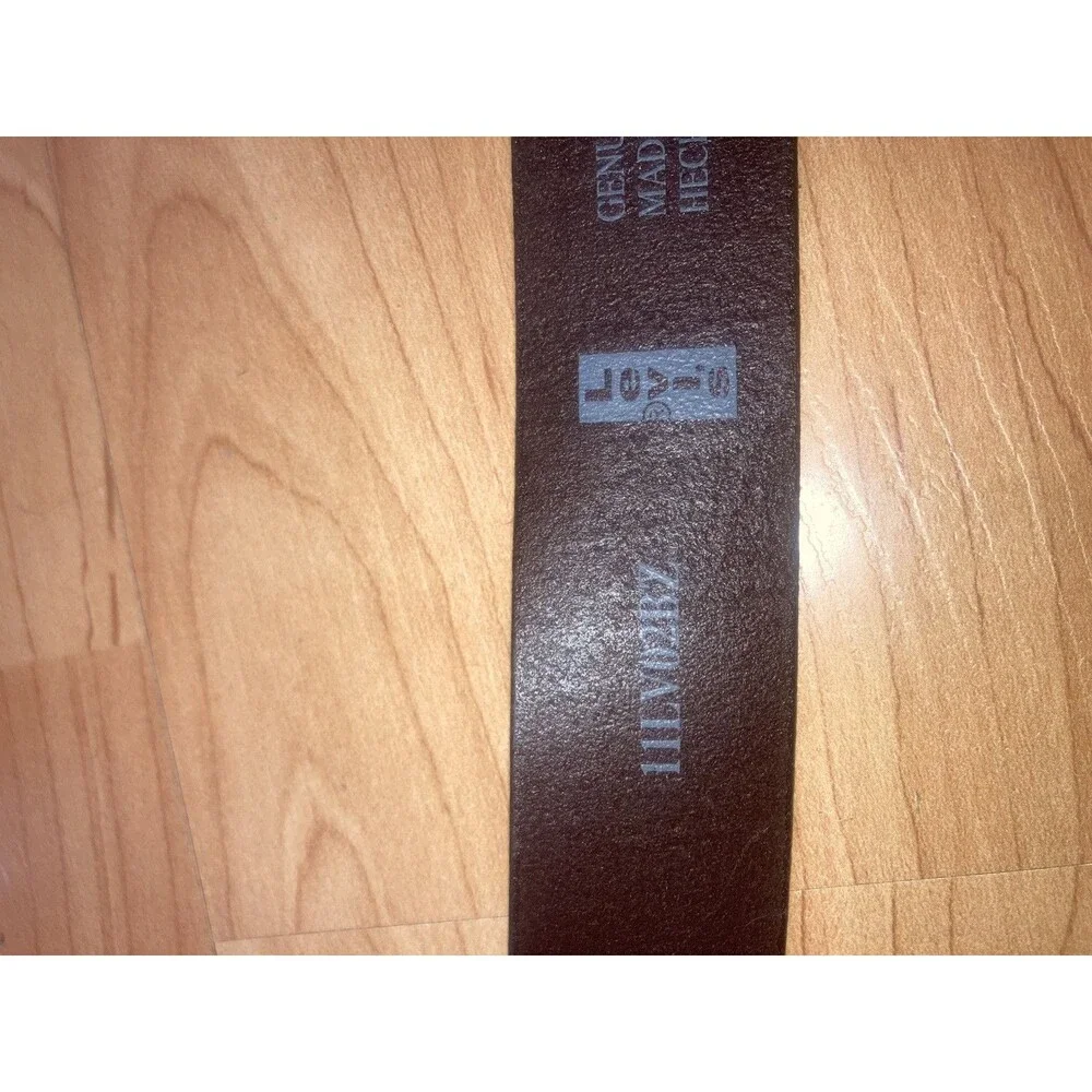 Men’s Levis Genuine Leather Belt 11LV02BZ Sz 34/85